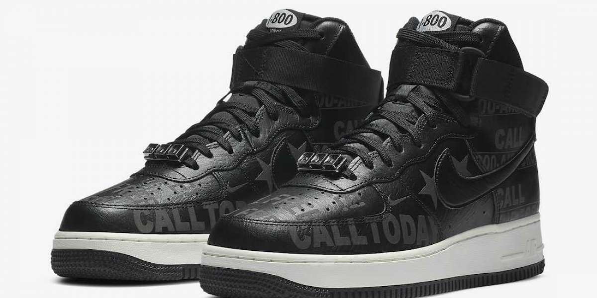 These incomprehensible AF1s are a little cool!Nike Air Force 1 High ’07 Premium “Toll Free”CU1414-001 Hot Sell