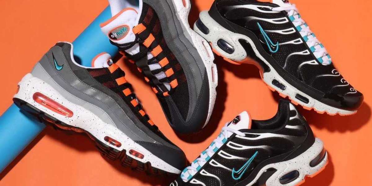 Nike Air Max Plus “Miami Dolphins Vibes” CZ1651-001 And Nike Air Max 95 Grey Orange CZ0191-001