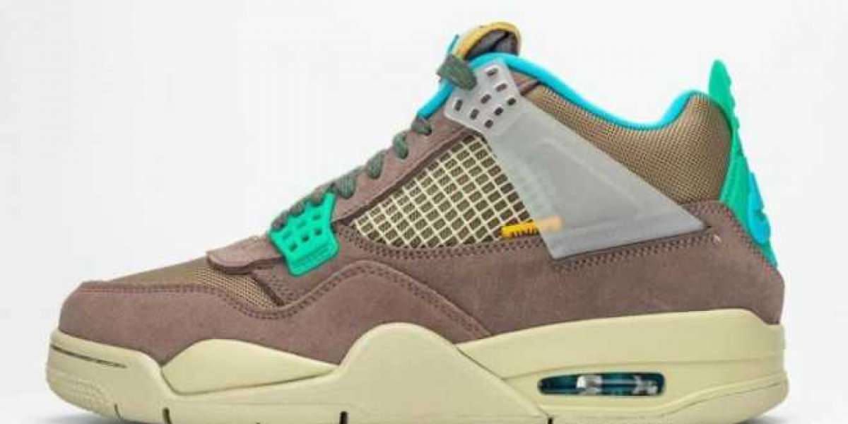 2021 New Union x Air Jordan 4 “30th Anniversary” Taupe Haze/Blue Fury-Khaki-Roma Green DJ5718-242 Sell cheap!