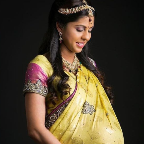 Best Saree Color for Baby Shower – Iraah.Store