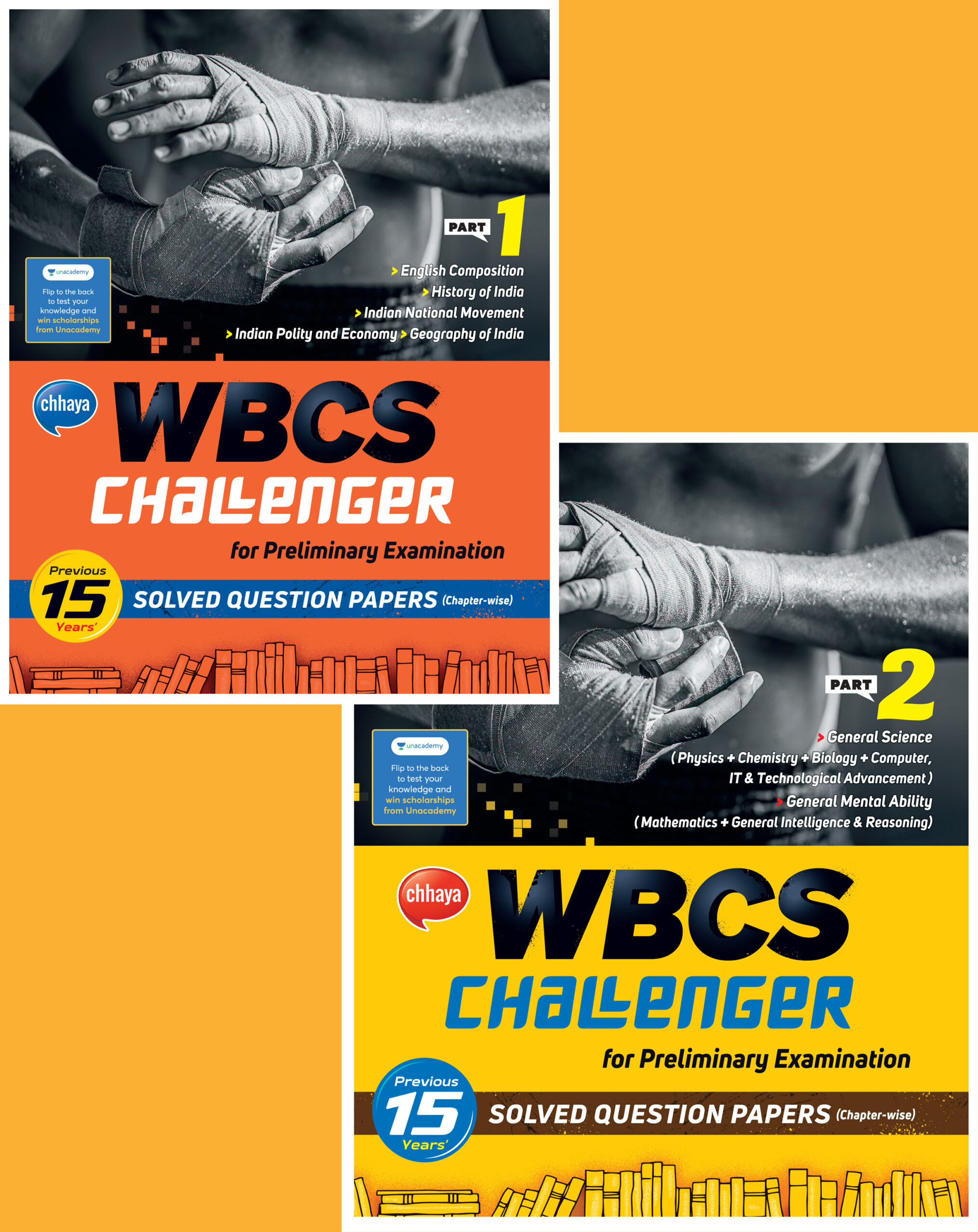 WBCS Preparation Practice Set Books - WBCS Challenger (Part-I & II) - Chhaya