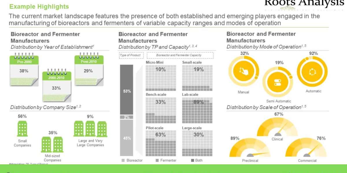 Global Bioreactors and Fermenters Market Growth Analysis and Forecast by 2035