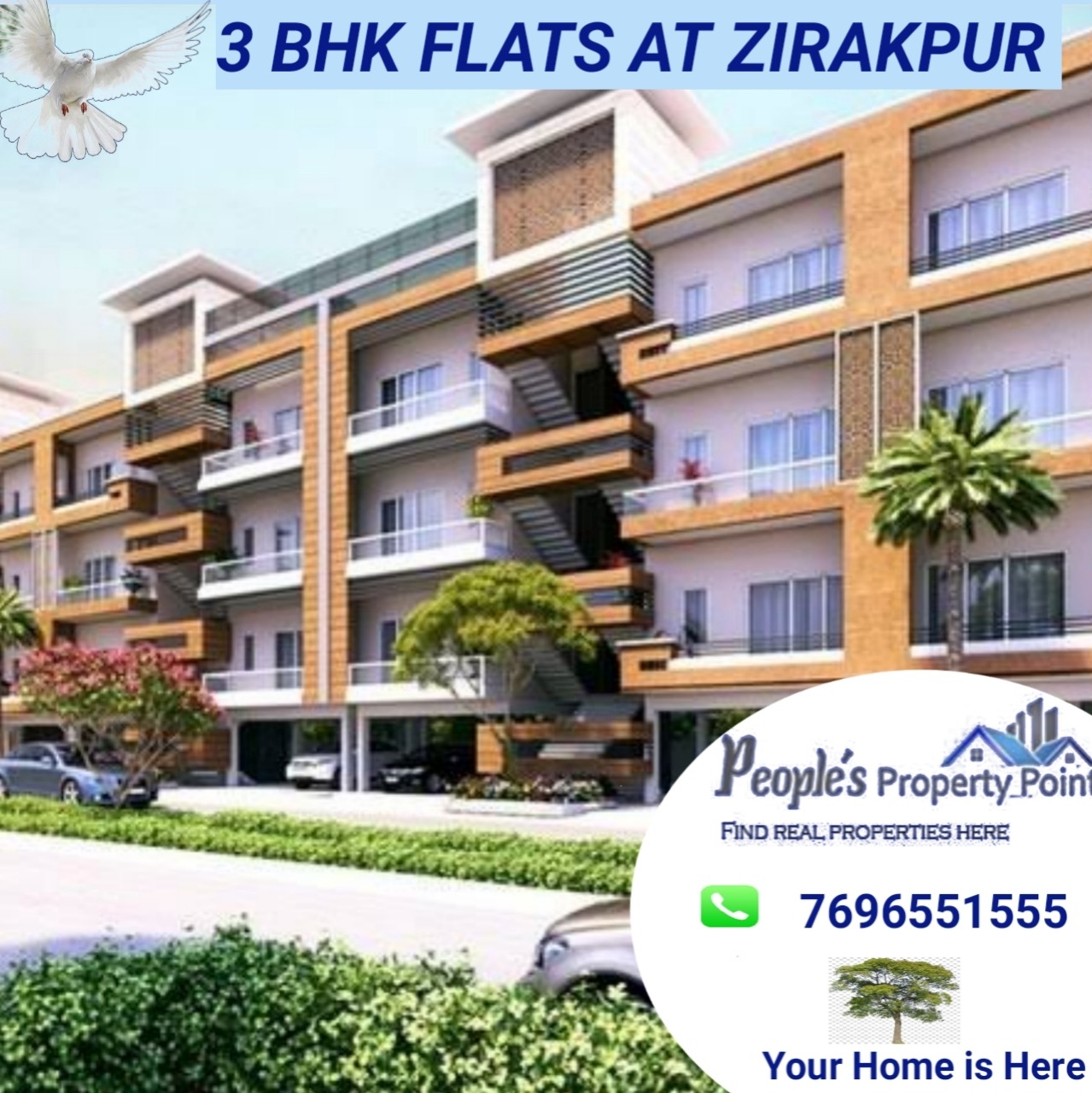 3 BHK Flats In Zirakpur | Affordable 3 BHK Flats In Zirakpur