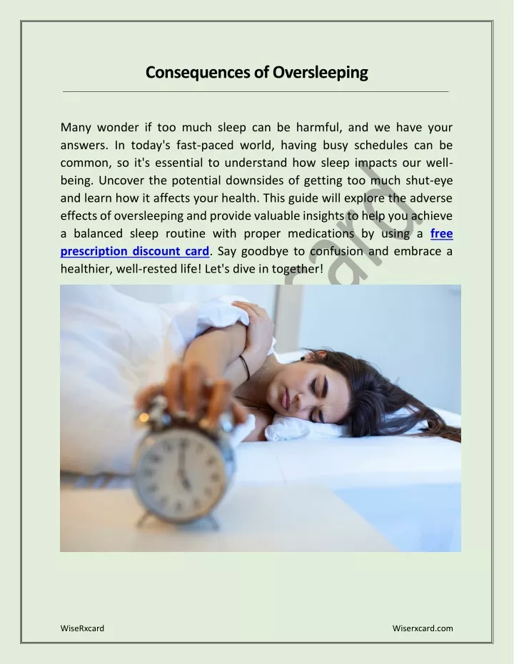 PPT - Consequences of Oversleeping PowerPoint Presentation, free download - ID:12334983