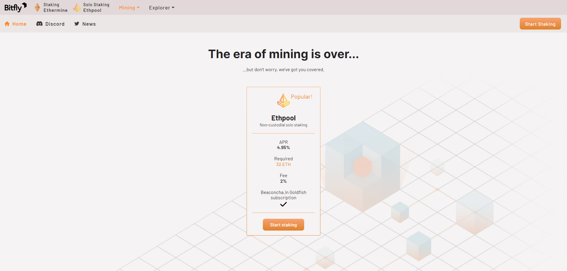 Ethermine - Ethereum (ETH) mining pool | Ethermine Staking