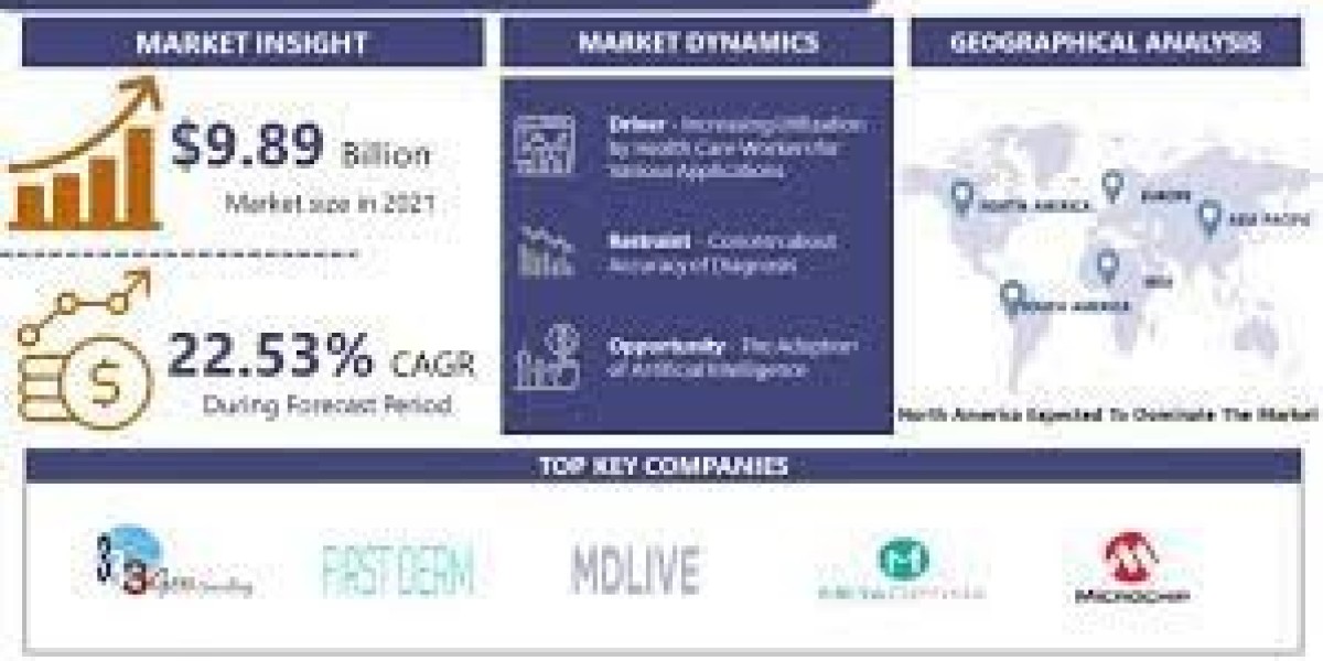 Global Teledermatology Market Size to Reach USD 41.01 Billion by 2028, At Growth Rate (CAGR) of 22.53%