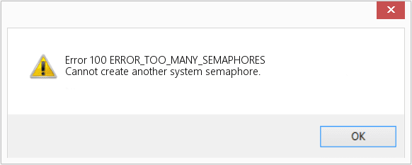 [SOLVED] Cannot Create Another System Semap**** Error Problem