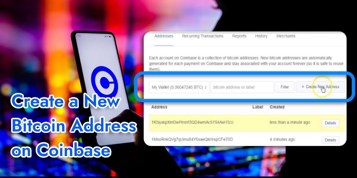 How to Create a New Bitcoin Address on Coinbase [Easy Steps]