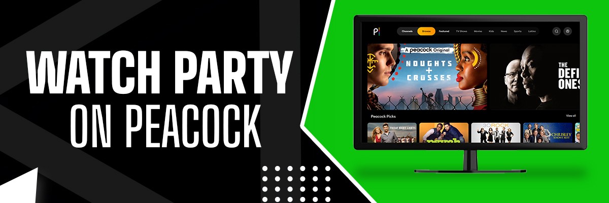peacock watch party