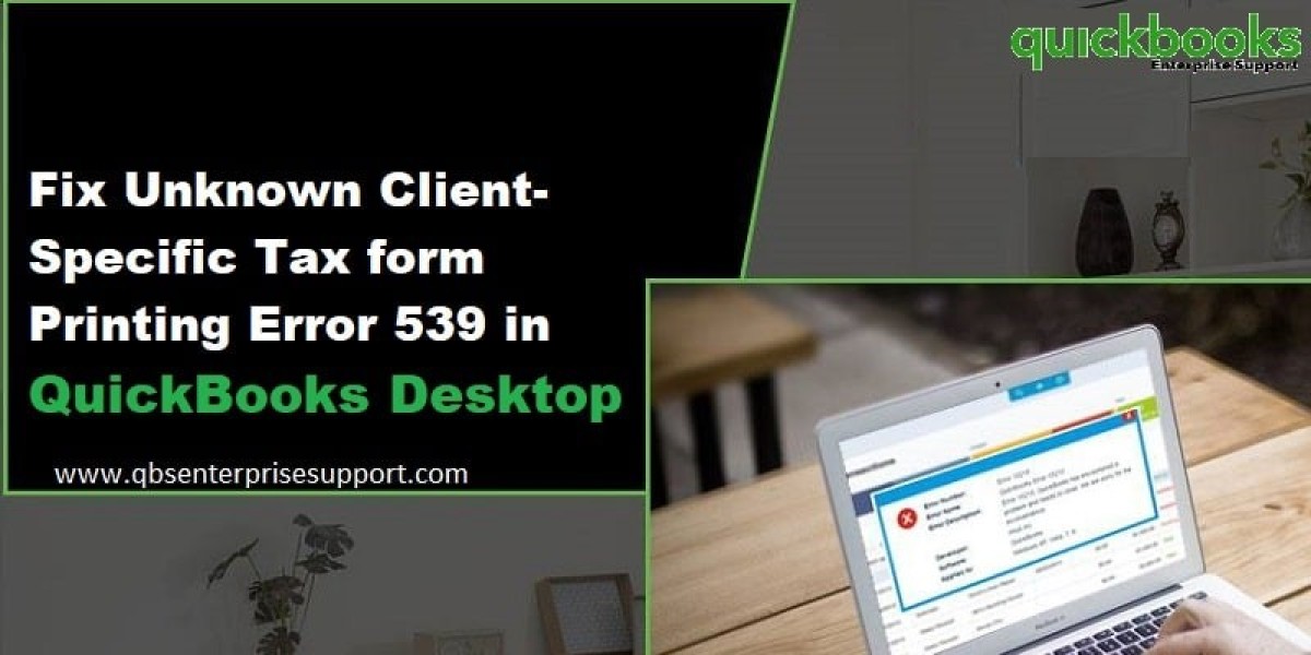 Walkthrough to Troubleshoot QuickBooks Error 539