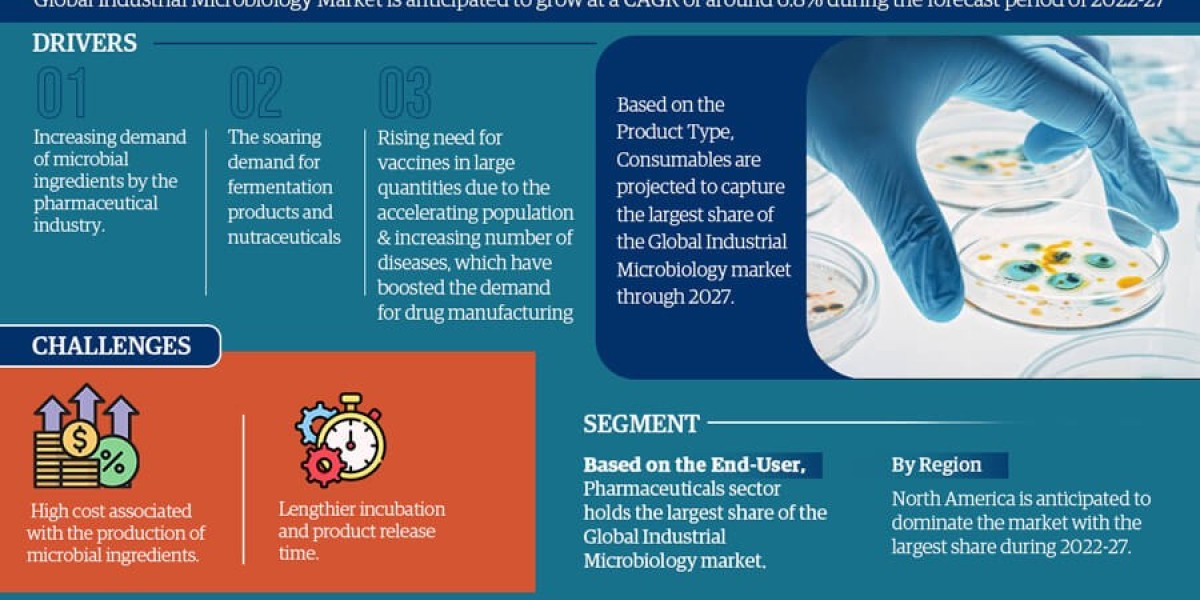 Navigating Industrial Microbiology Market Growth: Trends and Future Outlook, Boasting a CAGR of 6.8% - MarkNtel Advisors