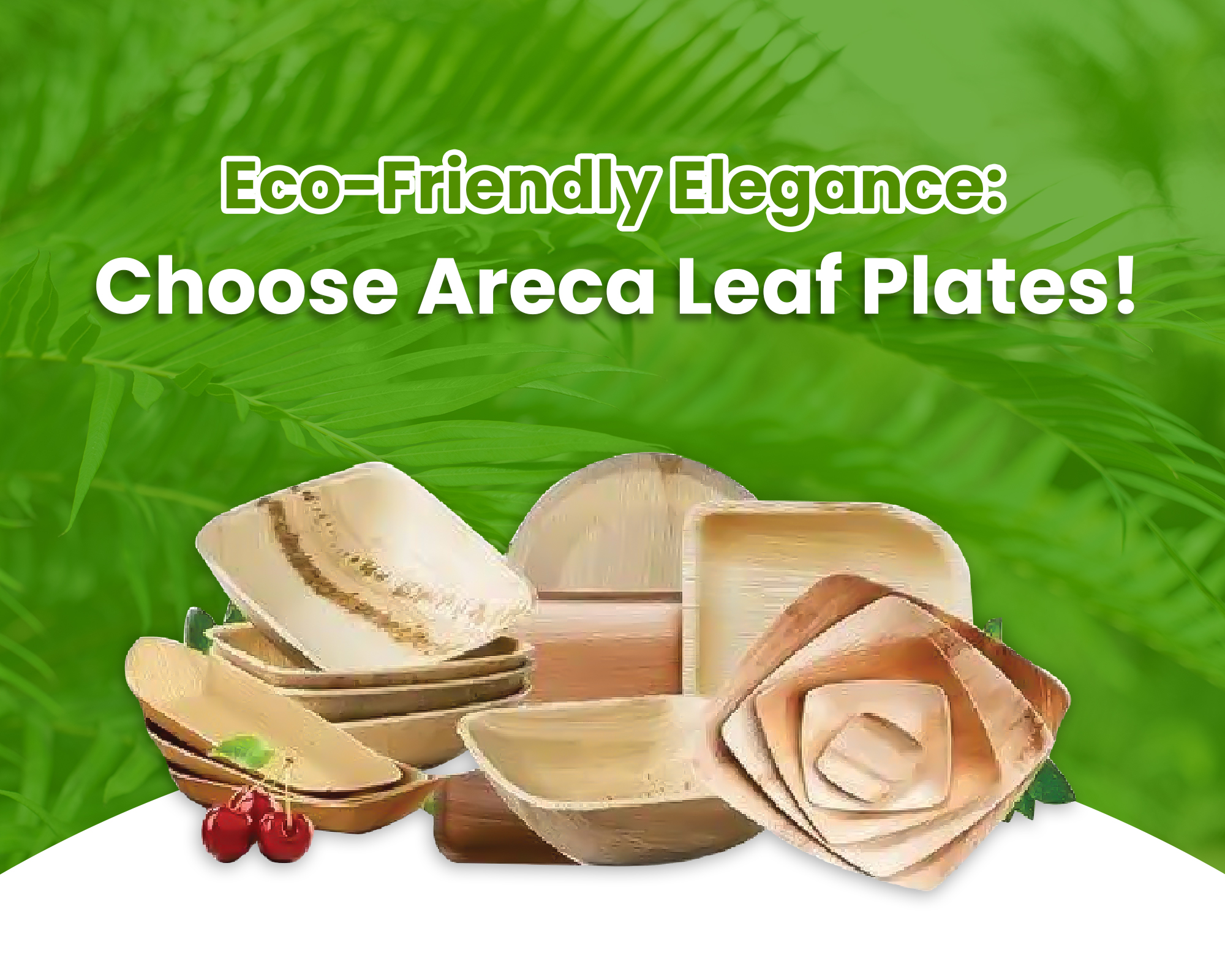 Eco-Friendly Areca Leaf Plates | Sustainable Dinnerware Mangalore