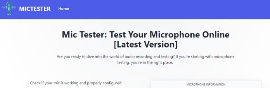 Online Mic Test