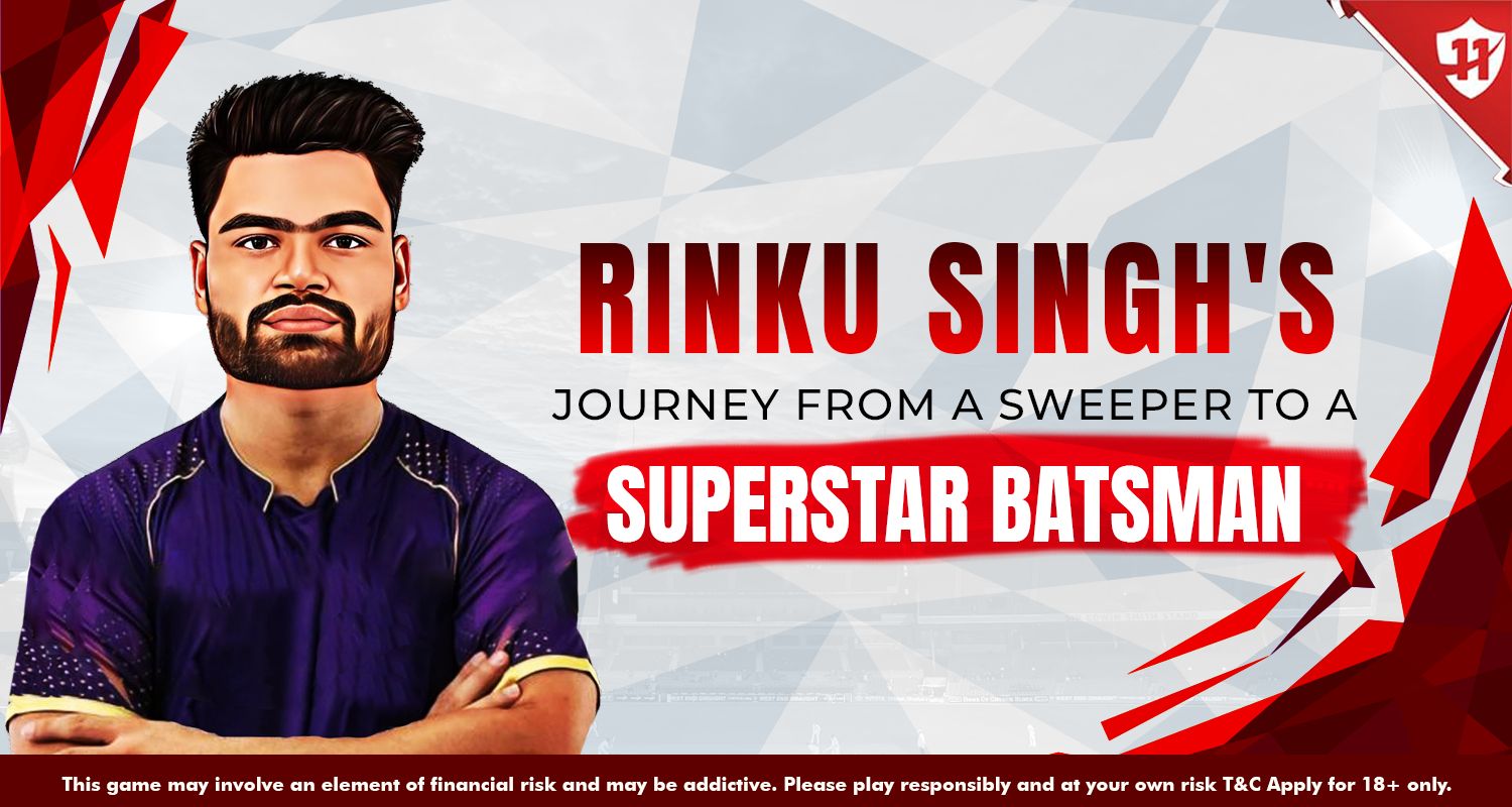 Rinku Singh's Journey From A Sweeper To A Superstar Batsman - Vision11 Blog
