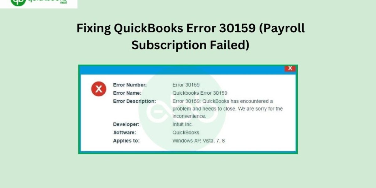 Fixing QuickBooks Error 30159 (Payroll Subscription Failed)