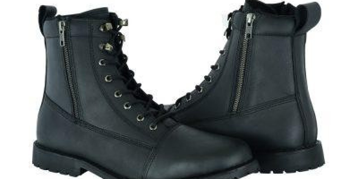 Rev Up Your Style with Men's Biker Leather Boots