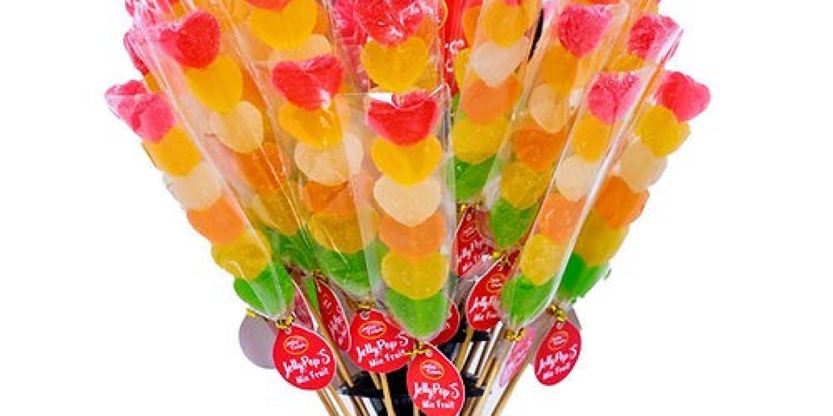 Say it with Sweets Heart Shape Jelly Pops from Jelly Town