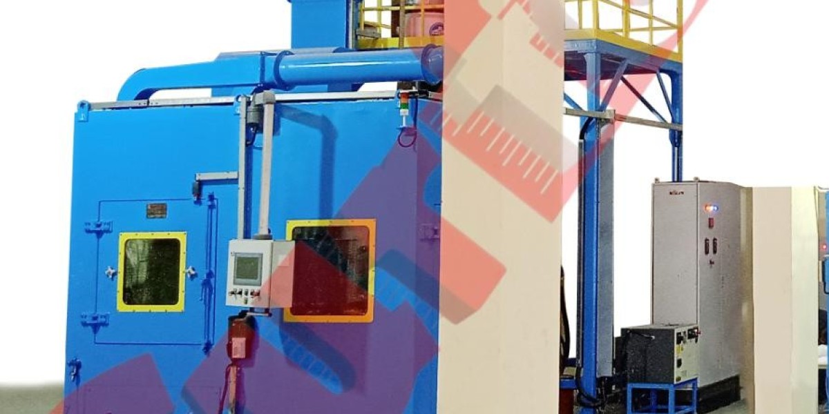 Tumble Shot Blasting Machine with Loading & Unloading Systems