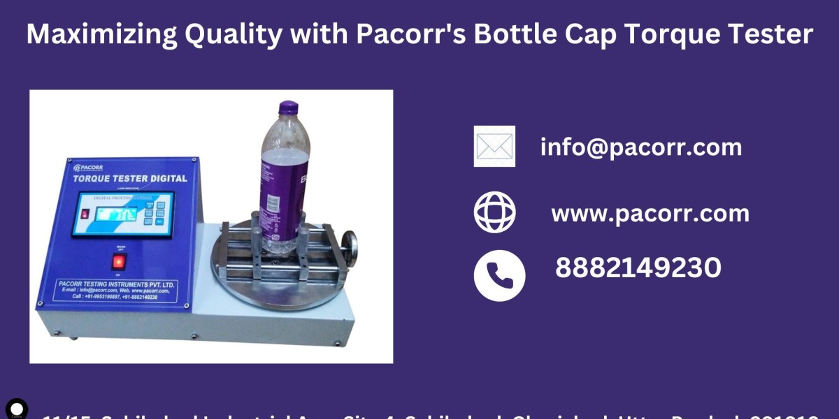 Preventing Packaging Failures with the Bottle Cap Torque Tester: Pacorr’s Solution for Reliable Seal Quality in Bottling