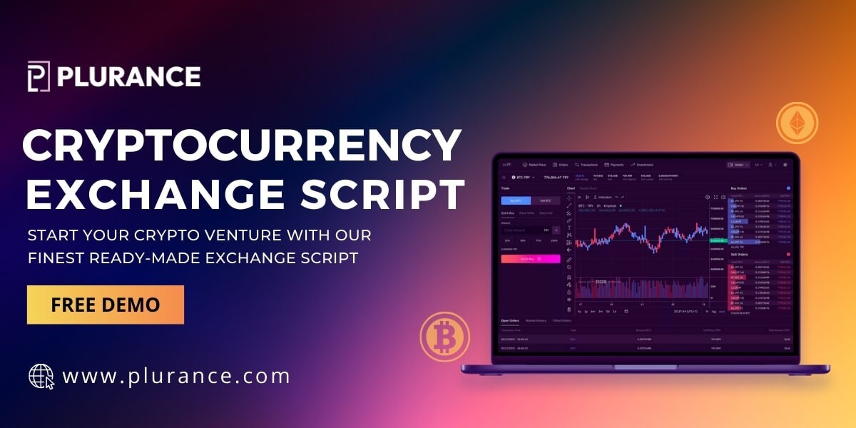 Take Your Crypto Business to New Heights with Plurance's Cryptocurrency Exchange Script