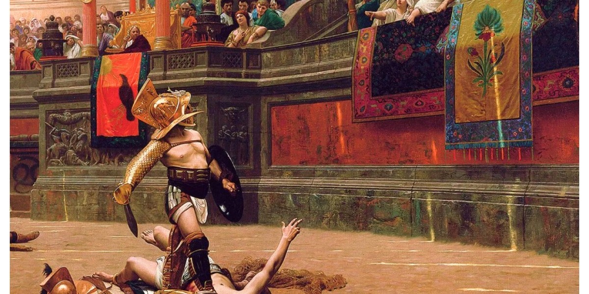 Although gladiator fights are often seen as a hallmark of Roman culture and were initially used to honor the deceased, t