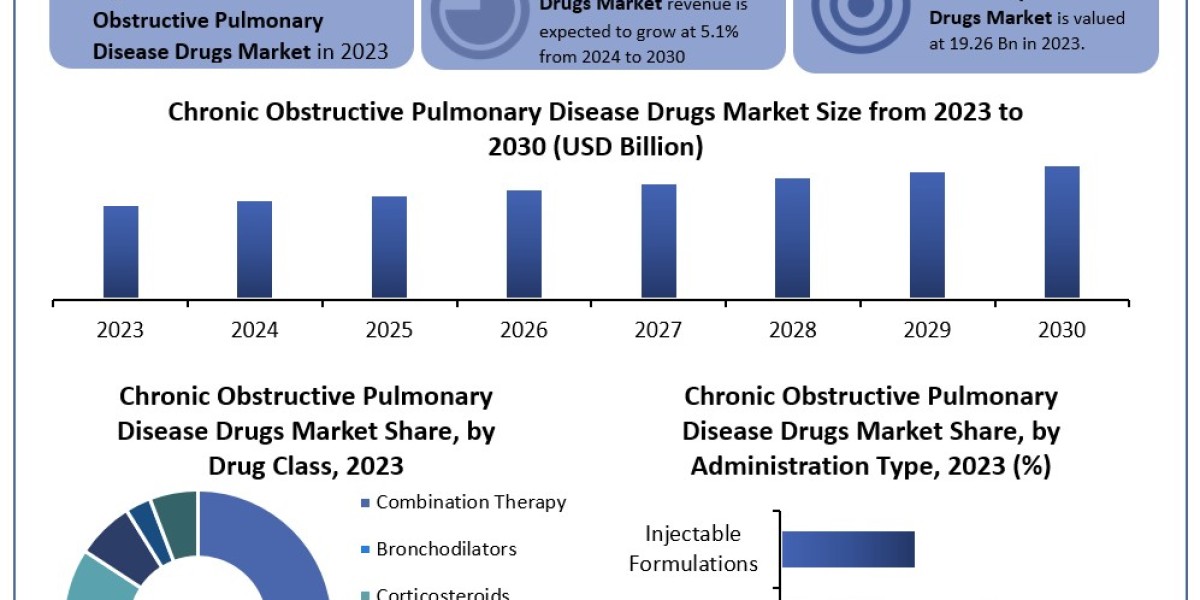 Chronic Obstructive Pulmonary Disease Drugs Market Outlook, Segmentation, Comprehensive Analysis by 2030