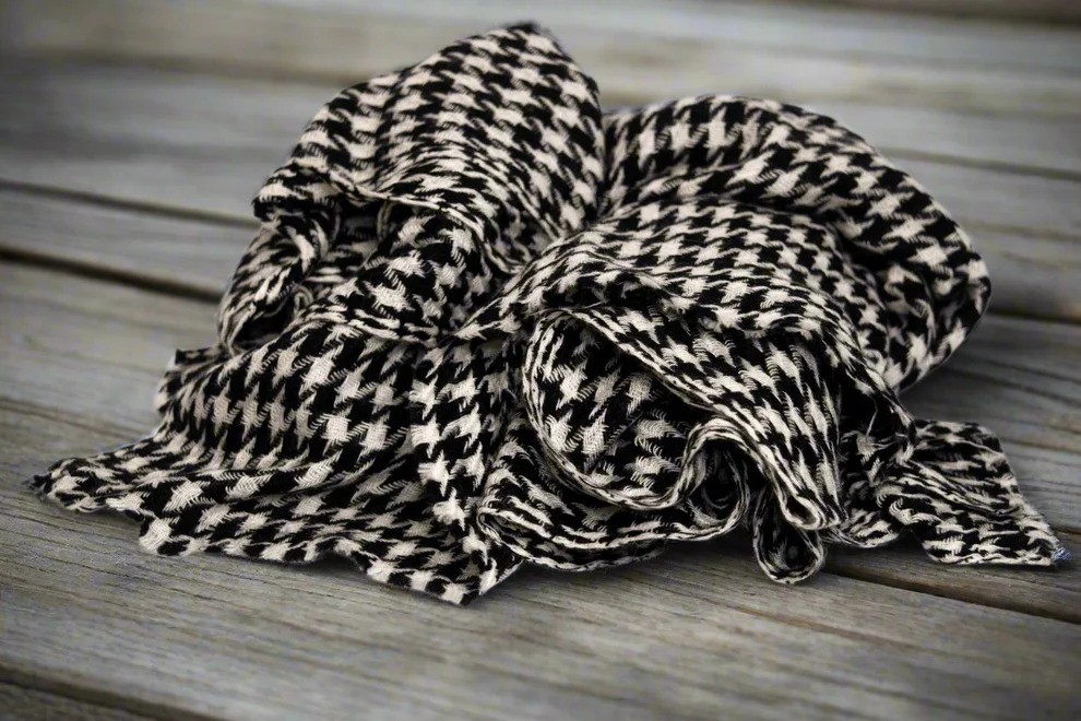 Classic Charcoal Cashmere Scarf