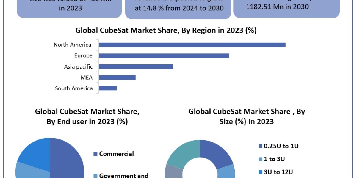 CubeSat Market 	Statistical Snapshot: Size, Share, Revenue, and Worth Statistics | 2024-2030