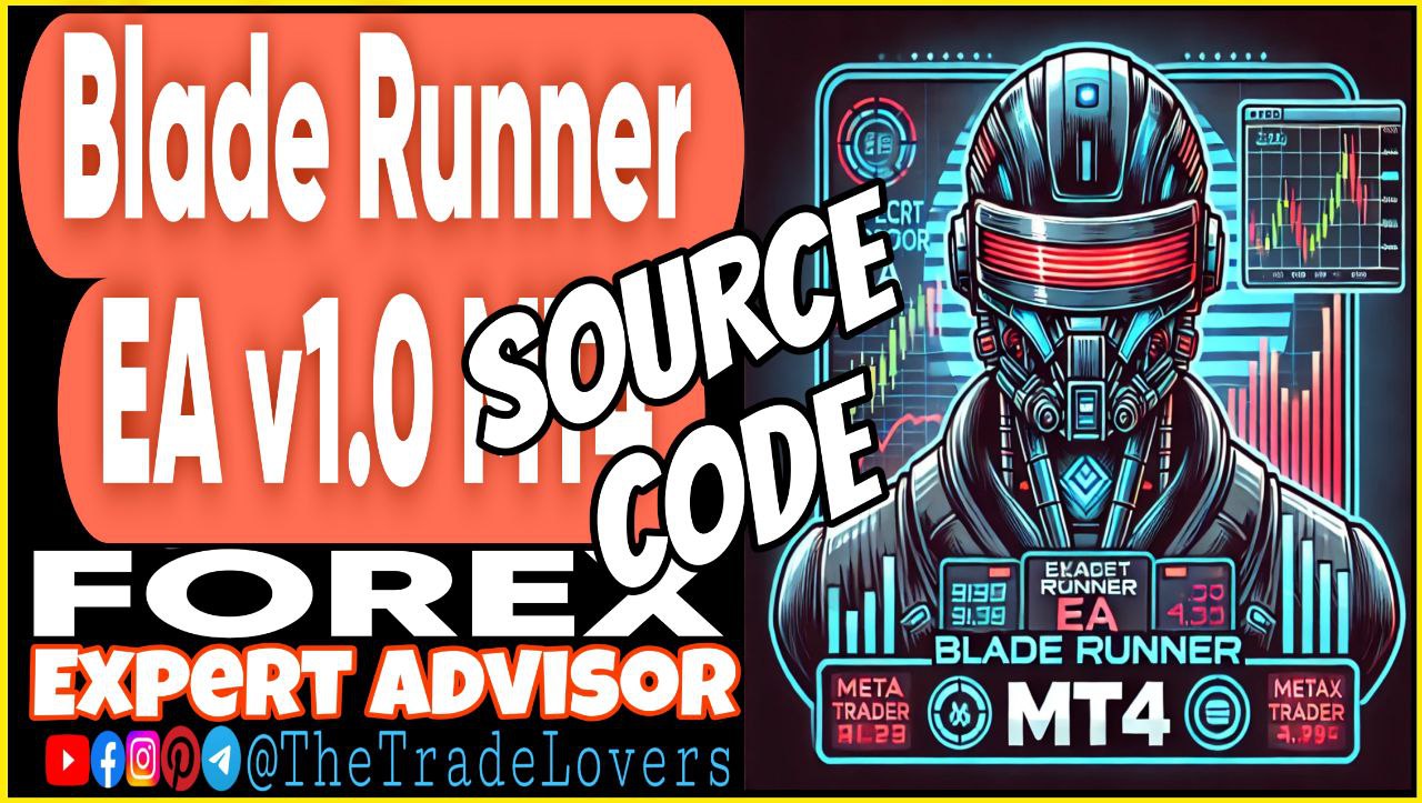 Blade Runner EA v1.0 Source Code MQ4 (Works on Build 1431 ) | Forex Robot | MT4 Expert Advisor - Payhip