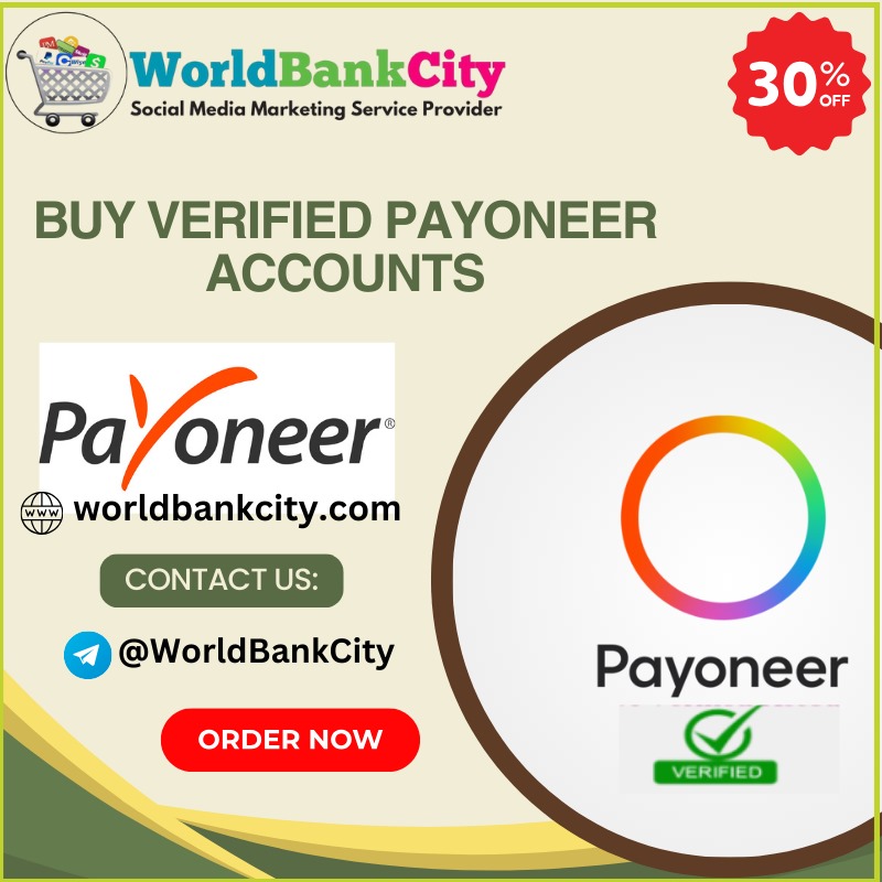 Buy verified Payoneer Accounts - 100% Verified and Genuine