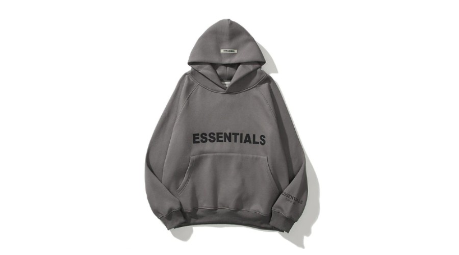 Grey essentials hoodie