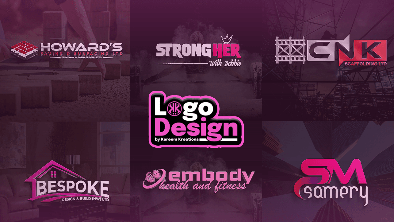 Modern & Custom Logo Design by Kareem Kreations