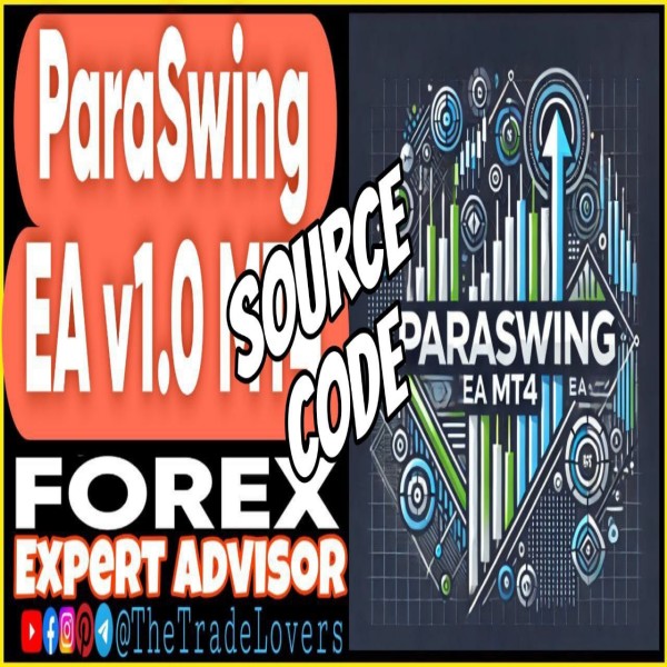 ParaSwing EA v1.0 Source Code MQ4 (Works on Build 1431+) | Forex Robot | MT4 Expert Advisor - The Trade Lovers