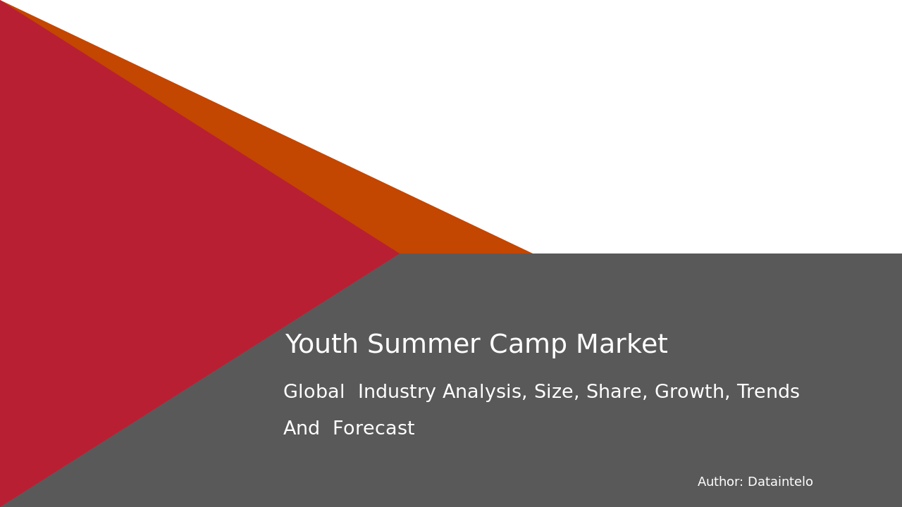 Youth Summer Camp Market Research Report 2032