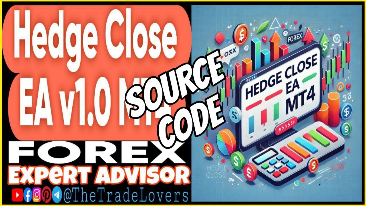 Hedge Close EA v1.0 Source Code MQ4 (Works on Build 1431 ) | Forex Robot | MT4 Expert Advisor - Payhip