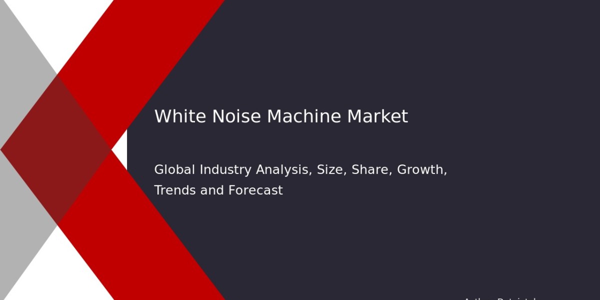 White Noise Machine Market Key Drivers & Market Revenue Insights 2032