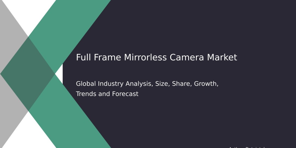 Full Frame Mirrorless Camera Market Outlook: Key Developments