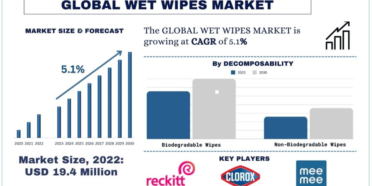 Wet Wipes Market on a Clean Growth Path: Projected 5.1% CAGR to Surpass USD 28 Million by 2030