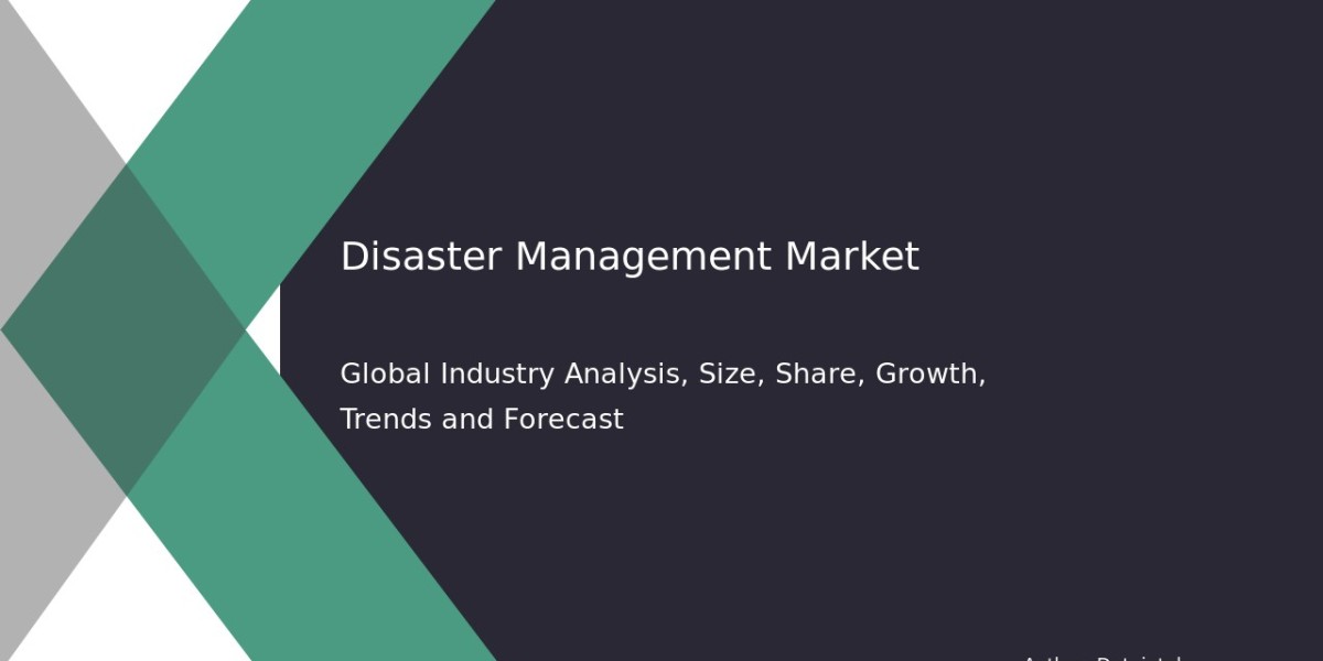 Disaster Management Market Overview: Key Players & Trends 2032