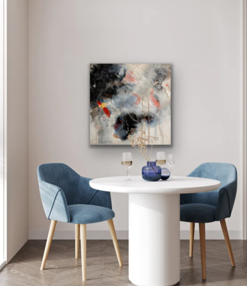 Trusted Owl - Exploring the Beauty of Abstract Paintings