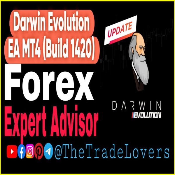 Darwin Evolution EA MT4 V2.35 NoDLL (Work on Build 1421+) | Forex Robot | MT4 Expert Advisor - The Trade Lovers