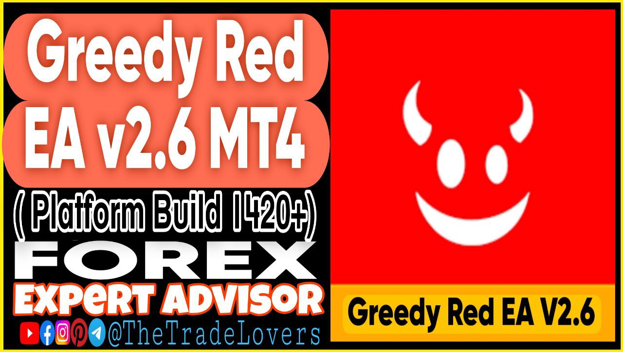 Greedy Red EA V2.6 MT4 (Works on Build 1421 ) | Forex Robot | MT4 Expert Advisor - Payhip