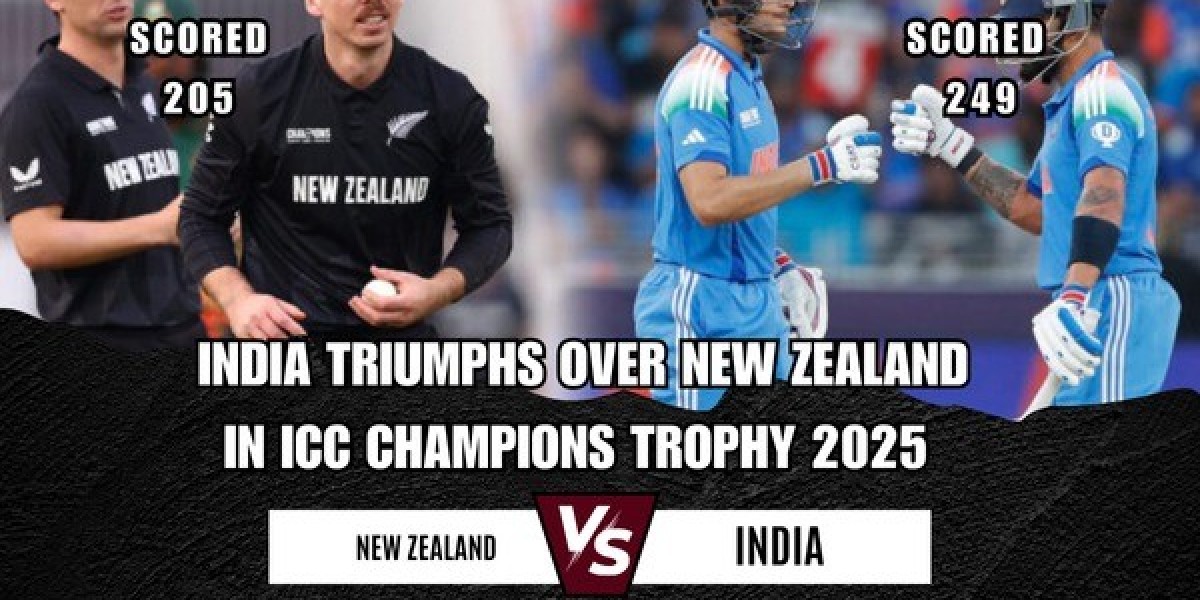 India Triumphs Over New Zealand in ICC Champions Trophy 2025