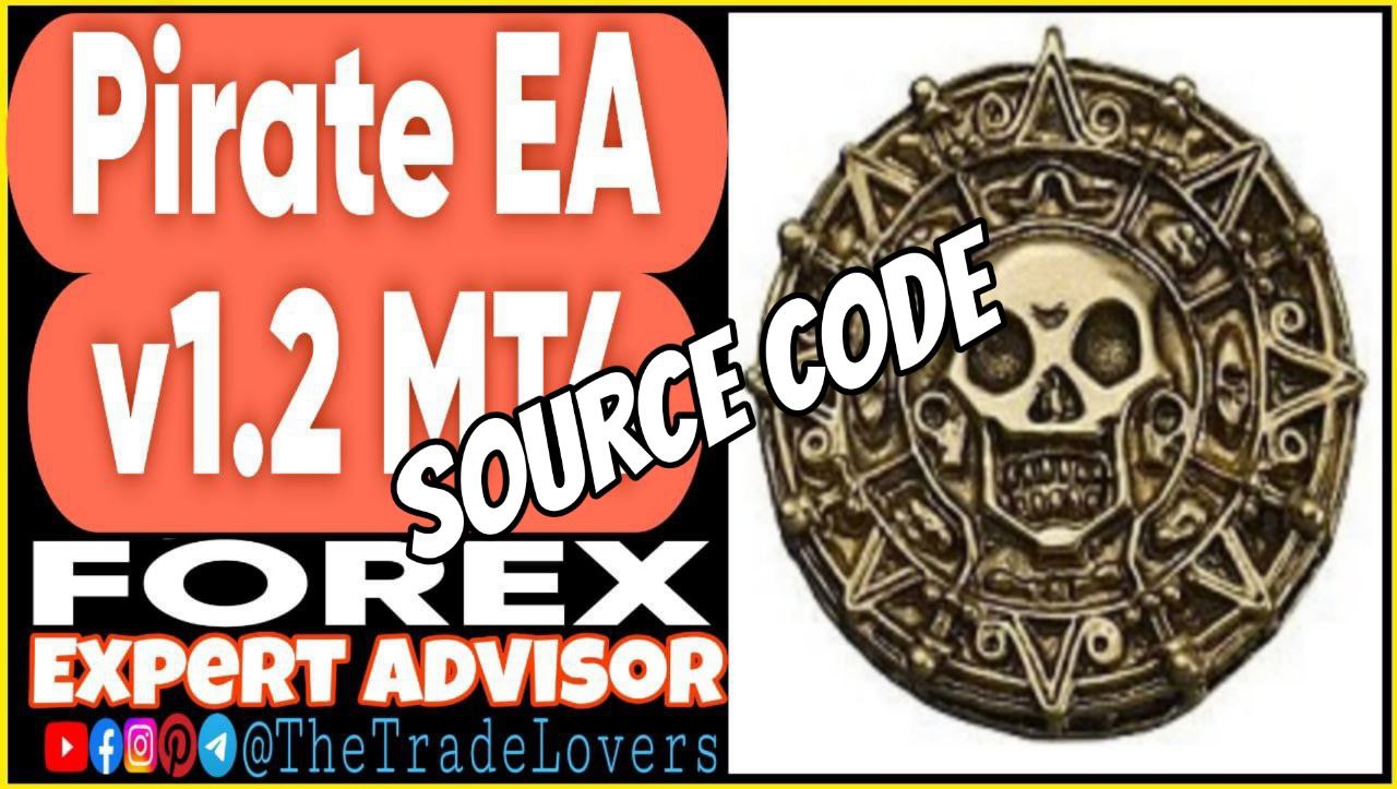 Pirate EA v1.2 Source Code MQ4 (Works on Build 1440 ) | Forex Robot | MT4 Expert Advisor - Payhip