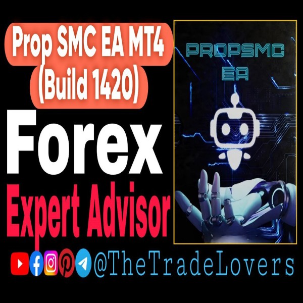 PropSMC EA MT4 No DLL (Platform Build 1421+) | Forex Robot | MT4 Expert Advisor - The Trade Lovers