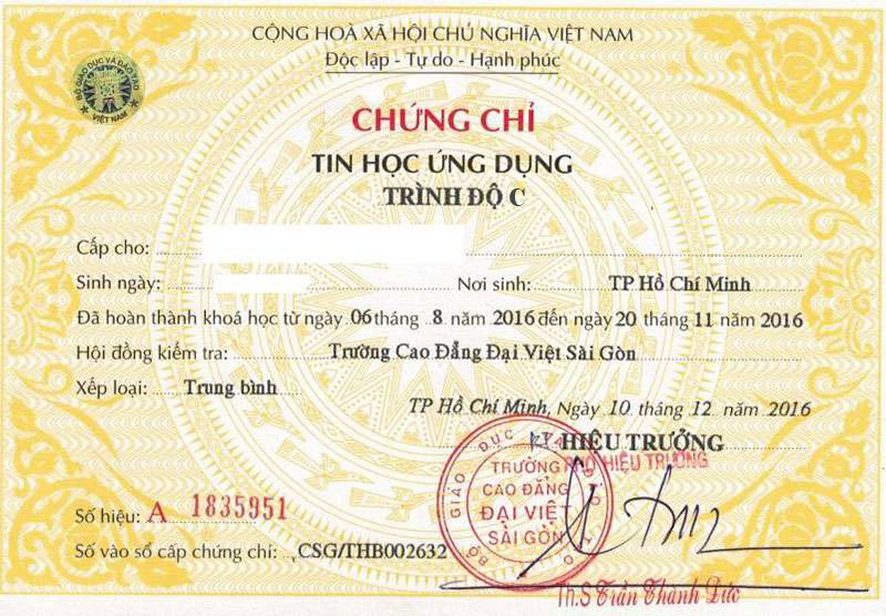 Bằng C tin học là gì? Còn sử dụng được không?
