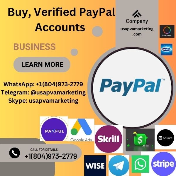 How to Best Buy Verified PayPal Accounts USA PVA