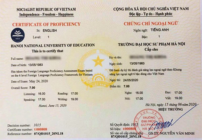 Chứng chỉ tiếng Anh A1 là bậc mấy? Toeic, Ielts bao nhiêu?