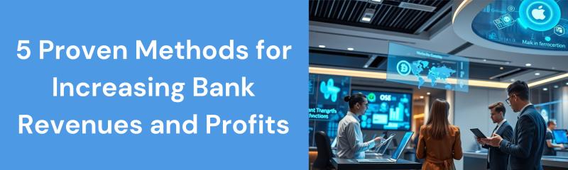 5 Proven Methods for Increasing Bank Revenues and Profits | APSense.com