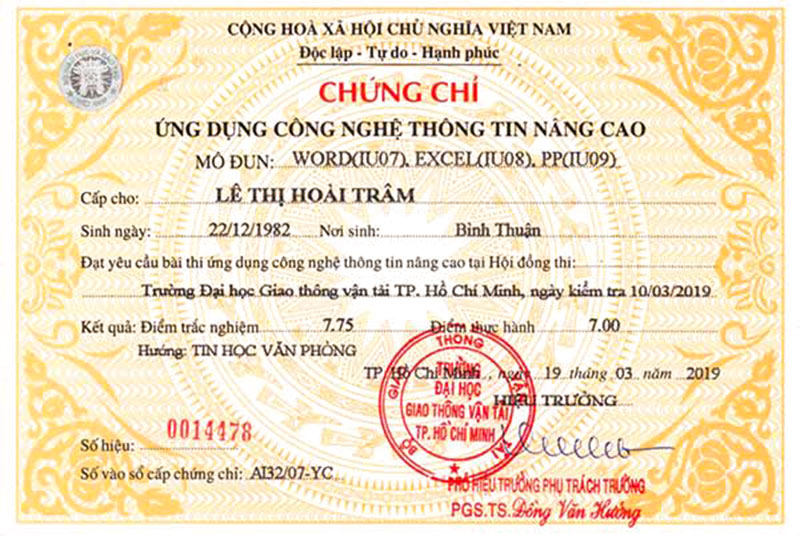 Chứng chỉ tin học nâng cao là gì? Địa điểm thi ở đâu?